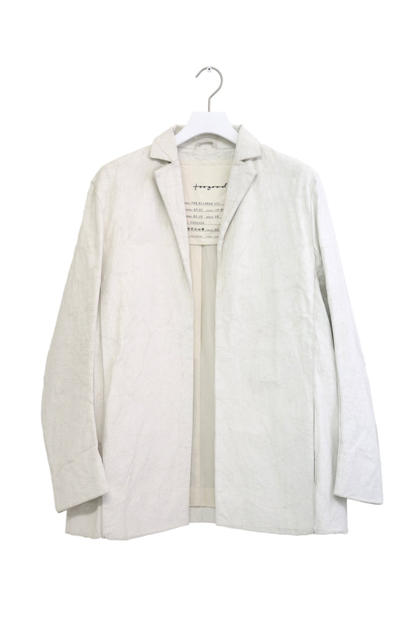toogood THE MILKMAN JACKET - white 7oz primed canvas 2014AW