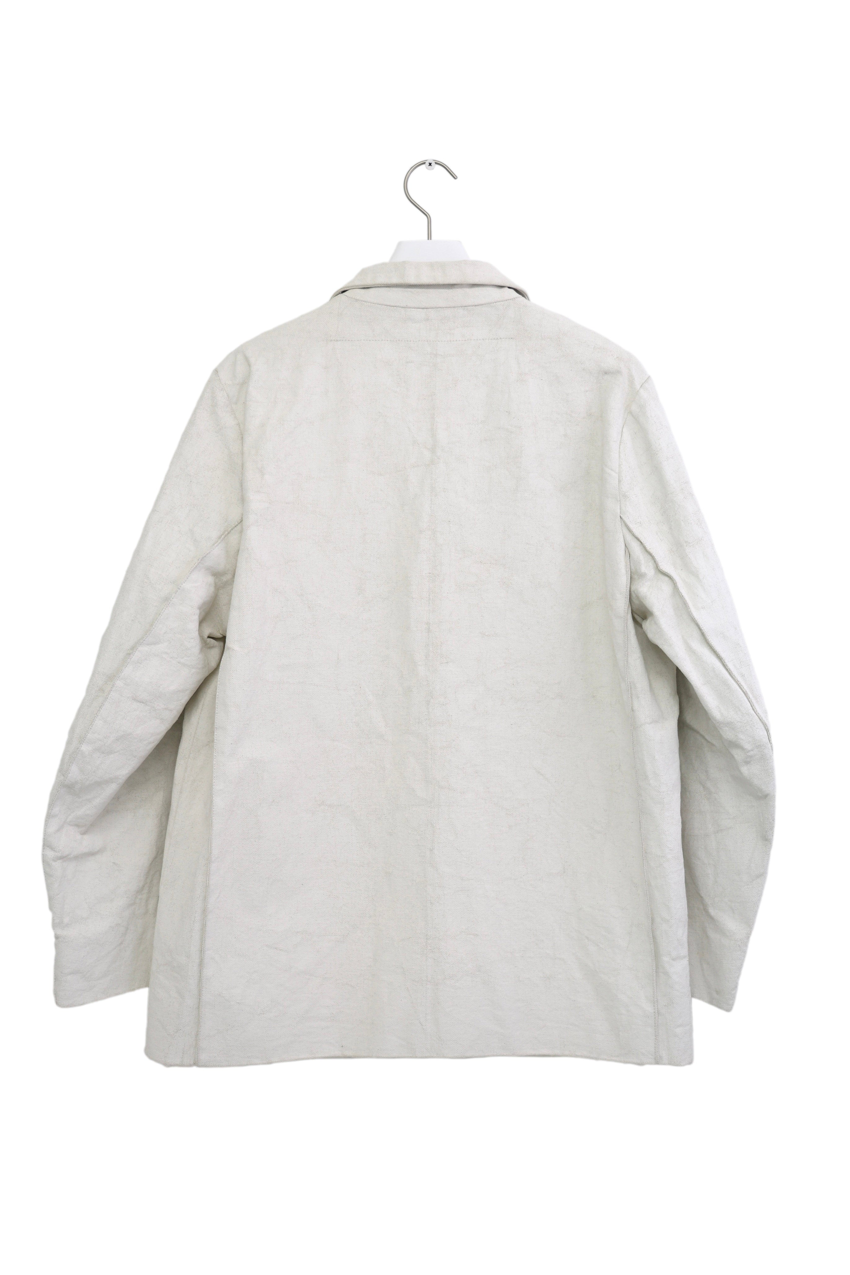 toogood THE MILKMAN JACKET - white 7oz primed canvas 2014AW – shop