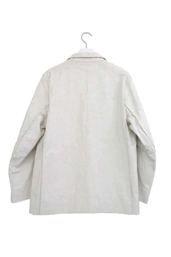 toogood THE MILKMAN JACKET - white 7oz primed canvas 2014AW