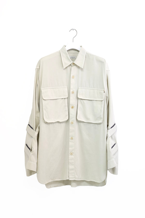 DRIES VAN NOTEN Belt Cross Oversize Shirt 2023SS