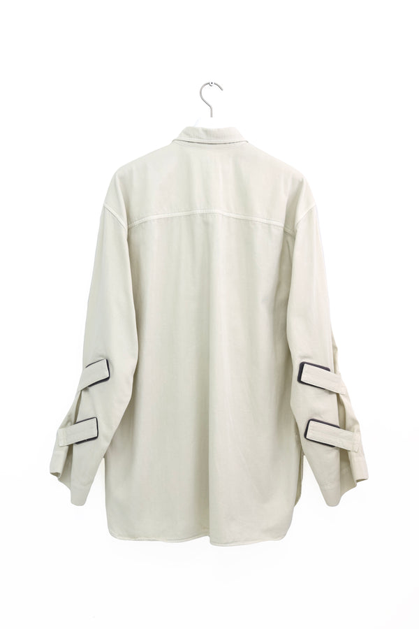 DRIES VAN NOTEN Belt Cross Oversize Shirt 2023SS