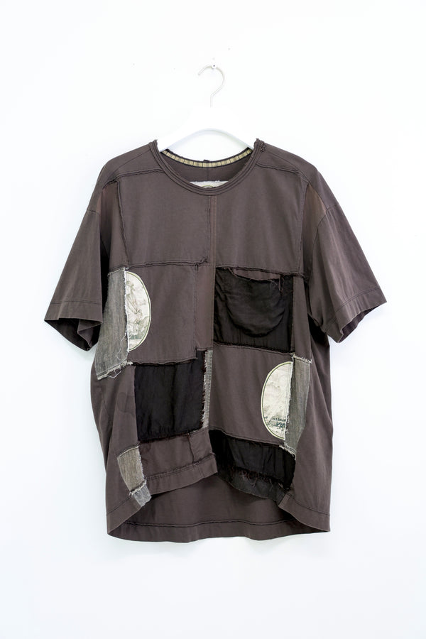 ZIGGY CHEN Patchwork T-shirt 2021SS