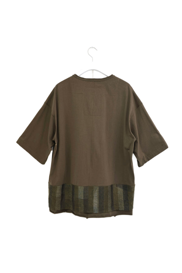 ZIGGY CHEN Layerer Hemley Neck T-shirt 2024SS