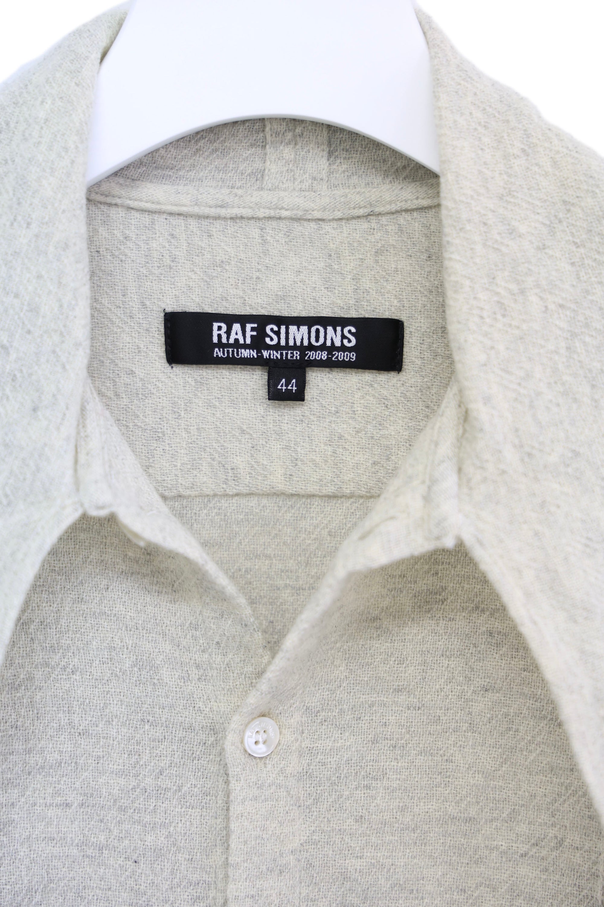 Raf Simons Wool Gauze Shirt with Stole 2008AW