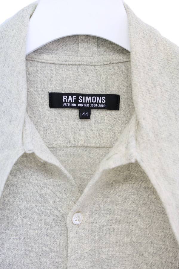 Raf Simons Wool Gauze Shirt with Stole 2008AW