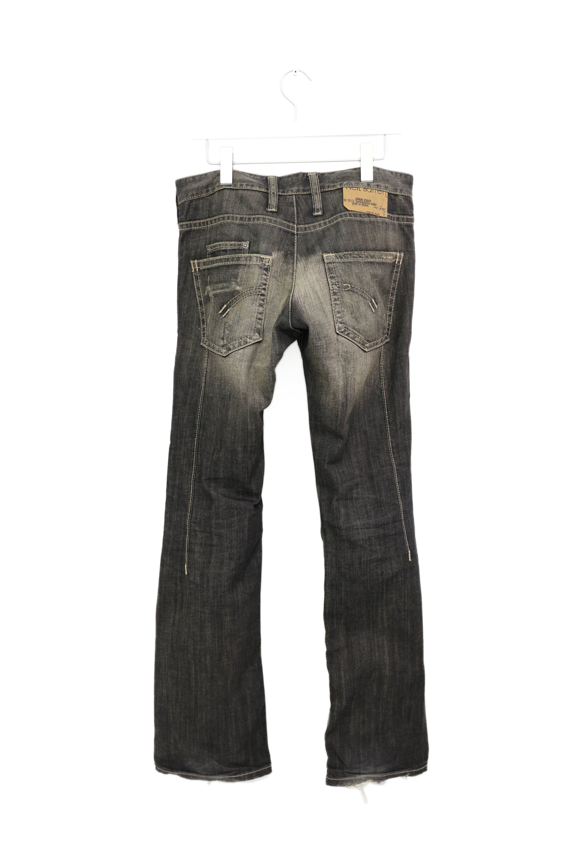 Neil Barrett Distressed Denim Pants 2000s