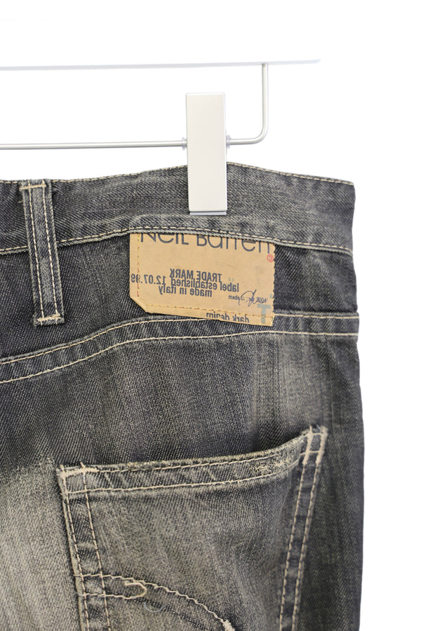 Neil Barrett Distressed Denim Pants 2000s