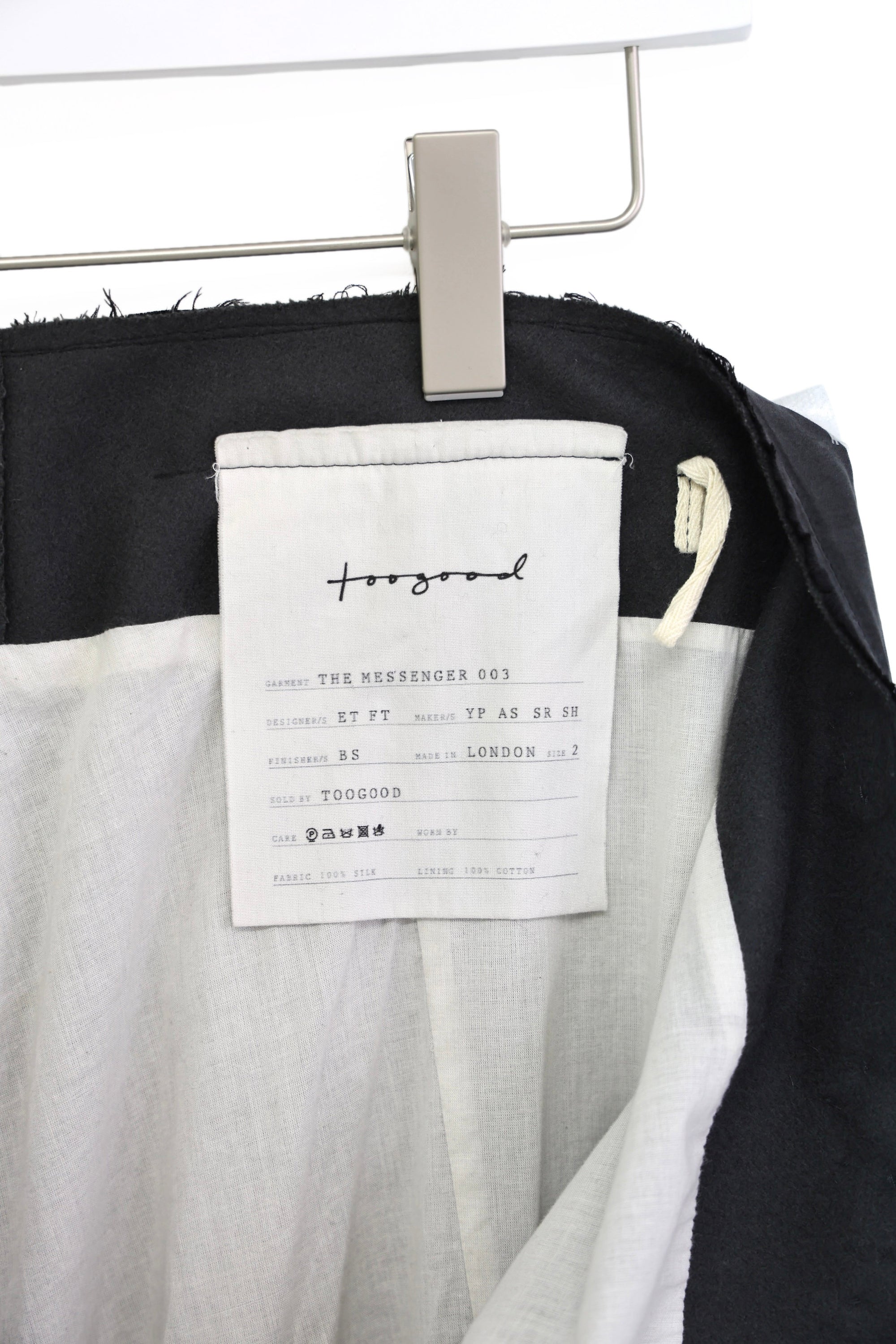 toogood THE MESSENGER TROUSERS - sandwashed silk 2015s
