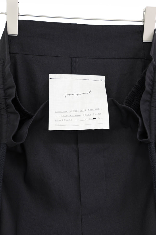 toogood THE STONEMASON TROUSER 2015s