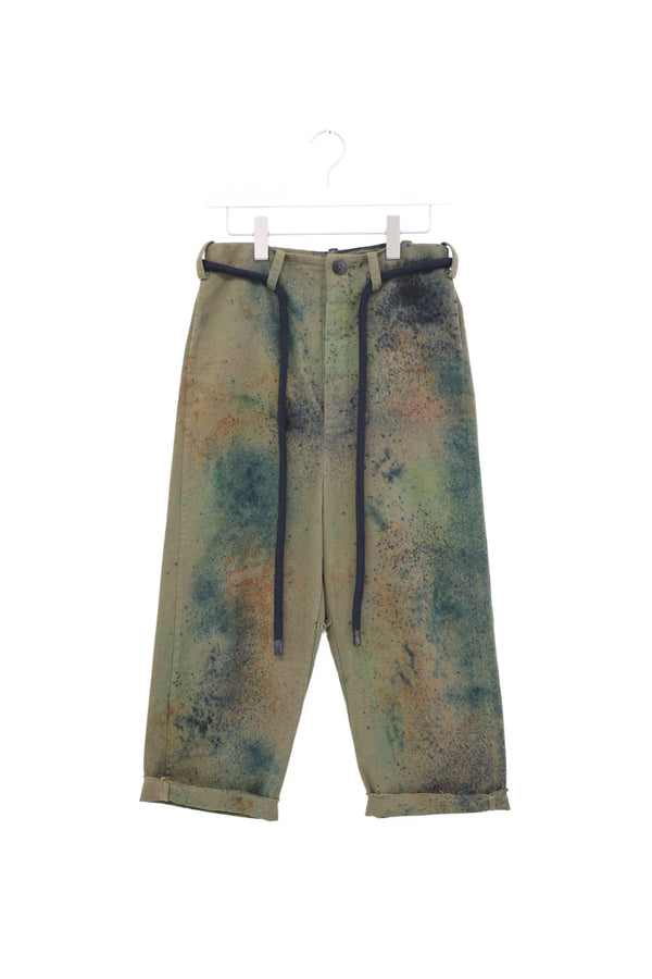 toogood THE SCULPTOR TROUSERS - camoflage paint 2017AW