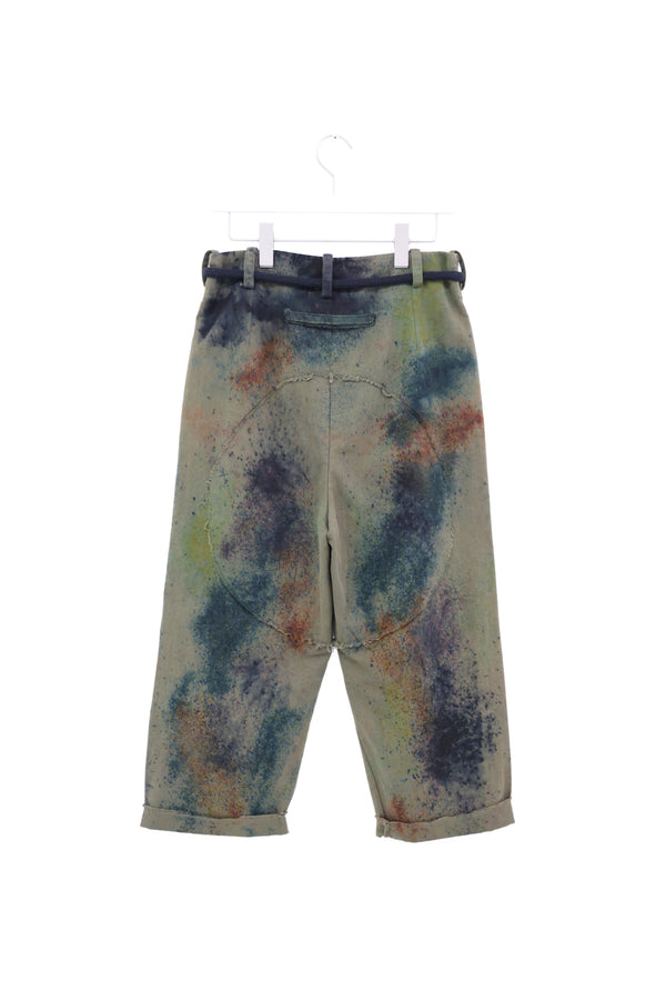 toogood THE SCULPTOR TROUSERS - camoflage paint 2017AW