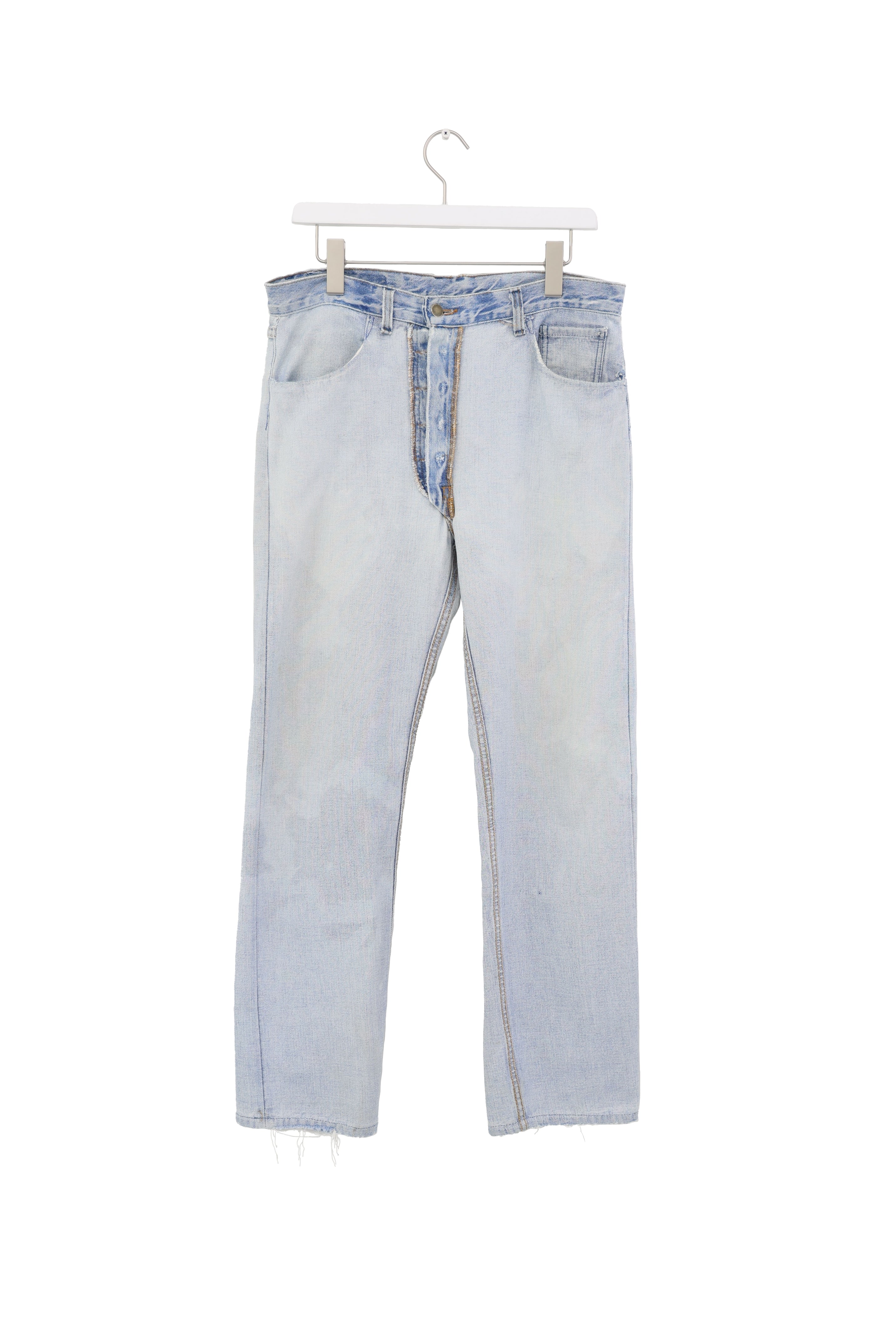 Maison Martin Margiela Artisanal inside out Denim Pants 2002s