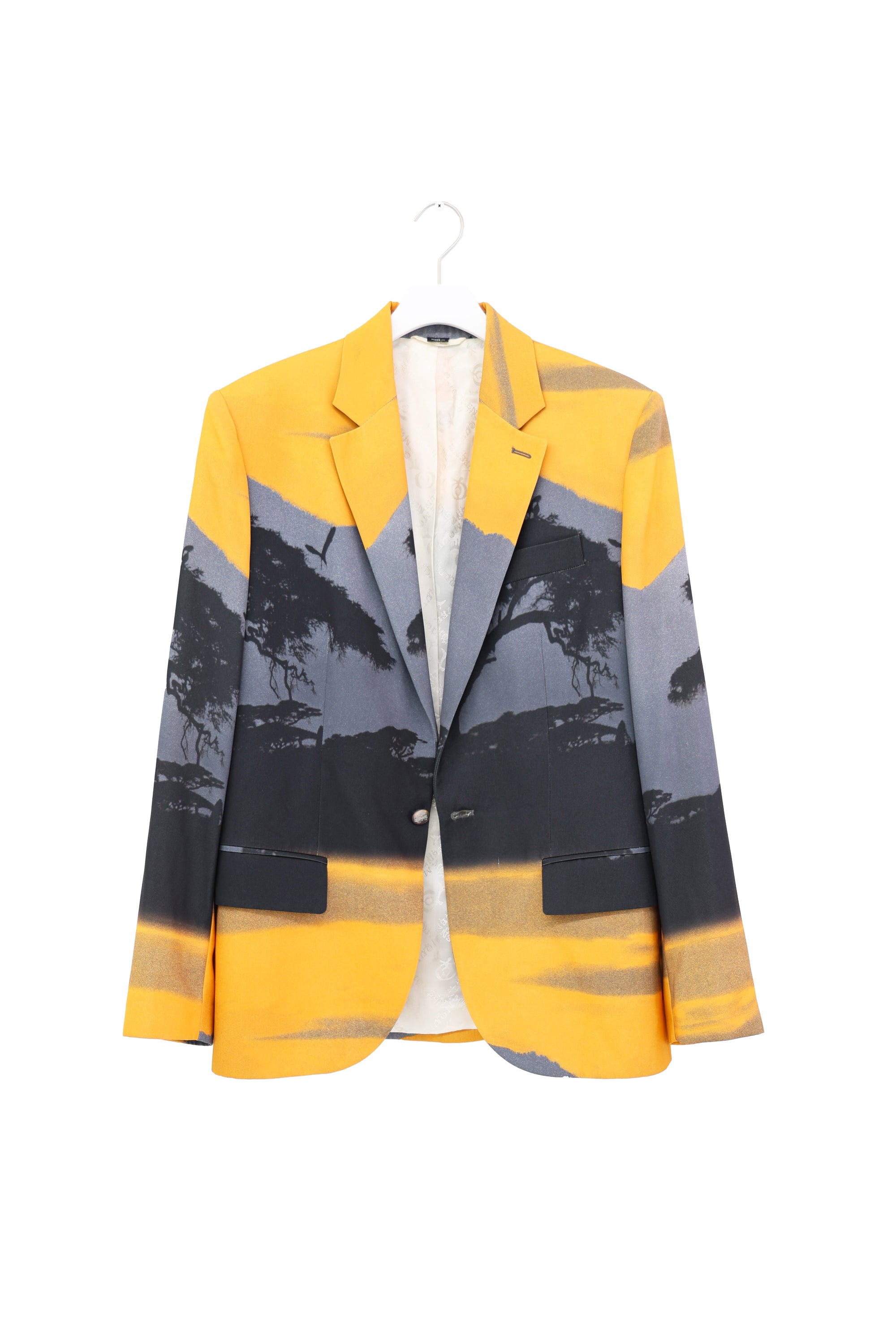 Alexander McQueen Bird Print Tailored Jacket 1990s