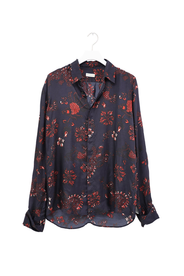 DRIES VAN NOTEN All-over pattern Print Shirt  2015AW