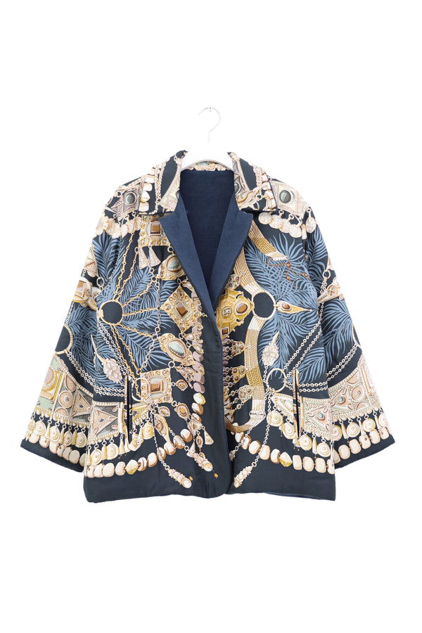 HERMES All Over Pattern Print Jacket