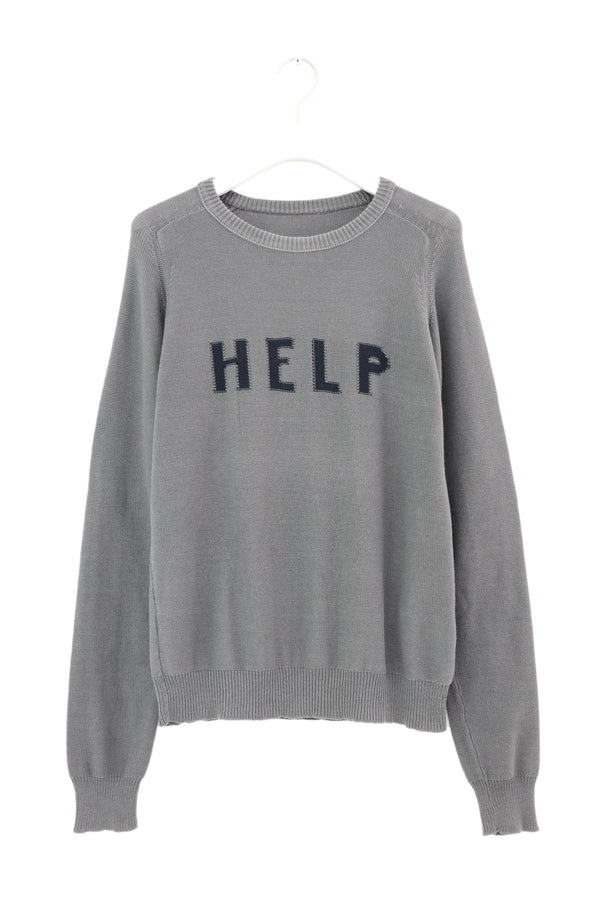 Maison Martin Margiela HELP crewneck knit 2006SS