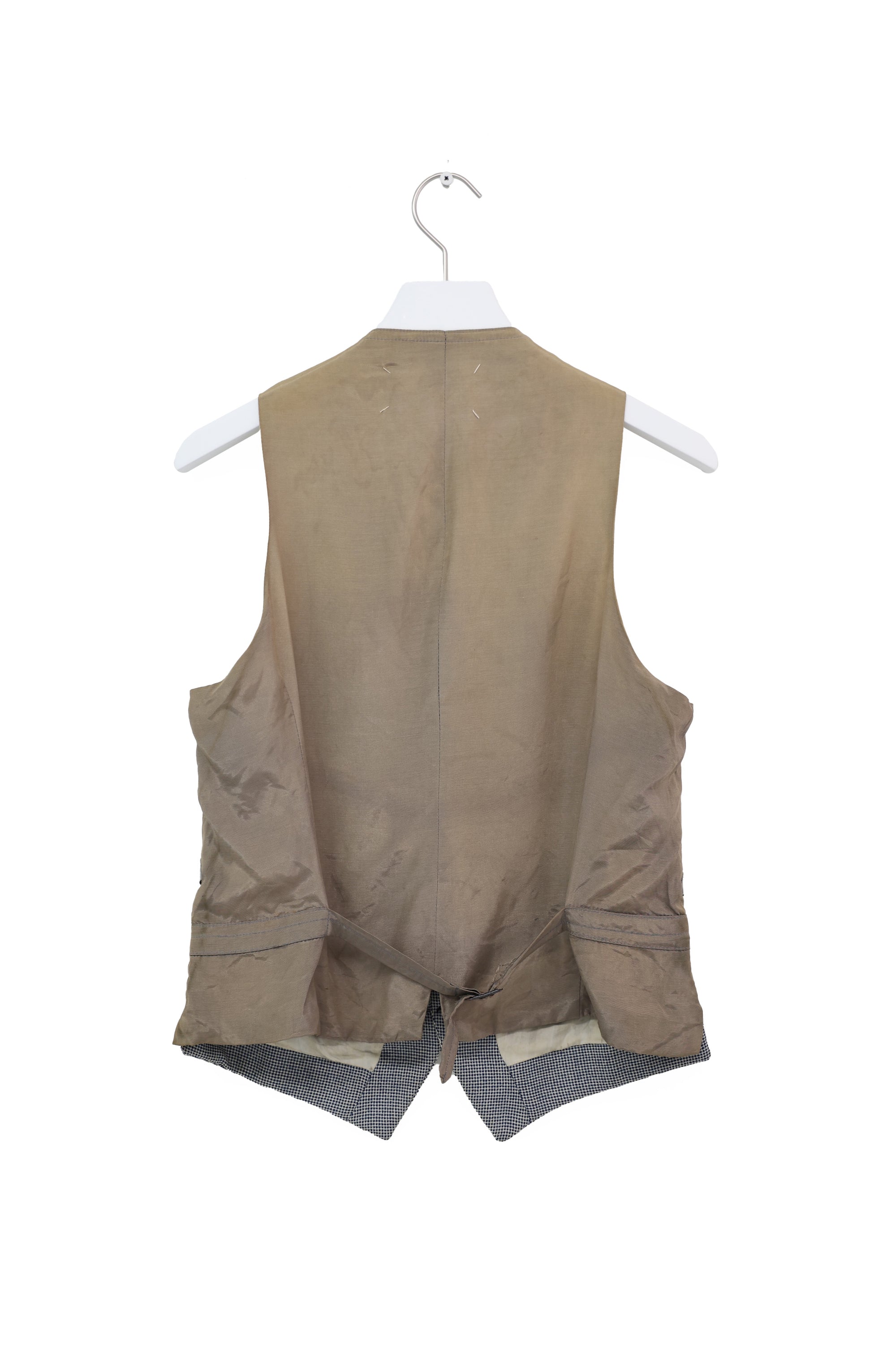 Maison Martin Margiela Reconstructed Holding Leather Vest 2001SS
