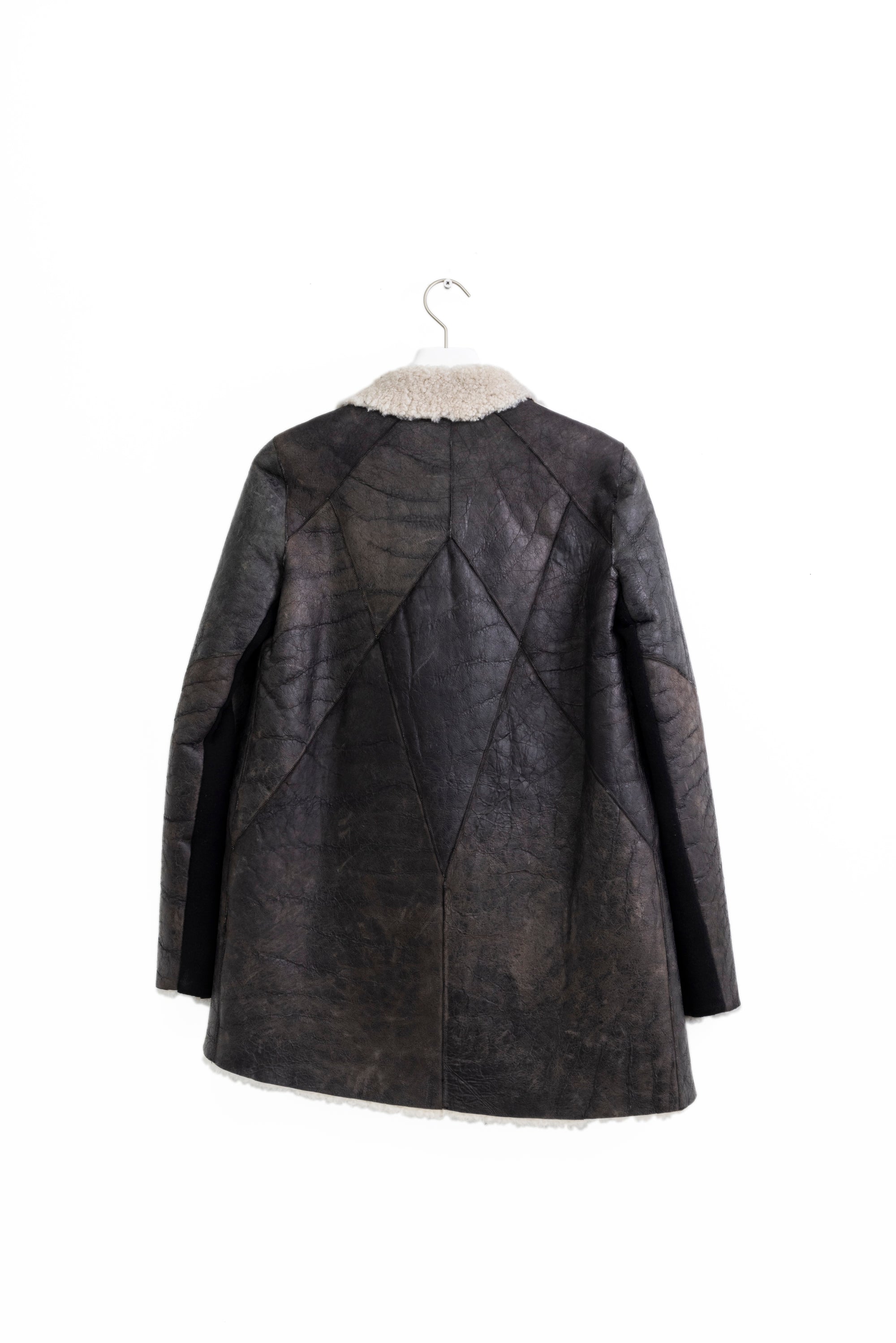 HELMUT LANG Lining Boa Leather Jacket 2000s