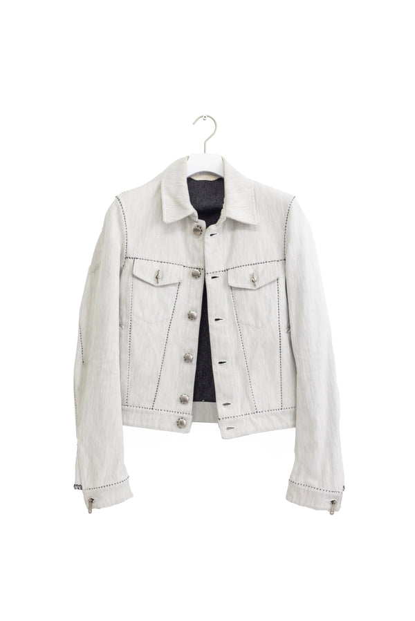 CAROL CHRISTIAN POELL Over lock Denim Jacket 2021s