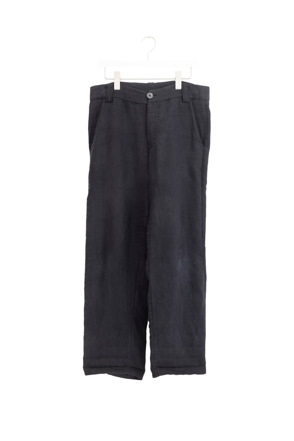 MARIA TURRI Linen Wide Pants 2010s