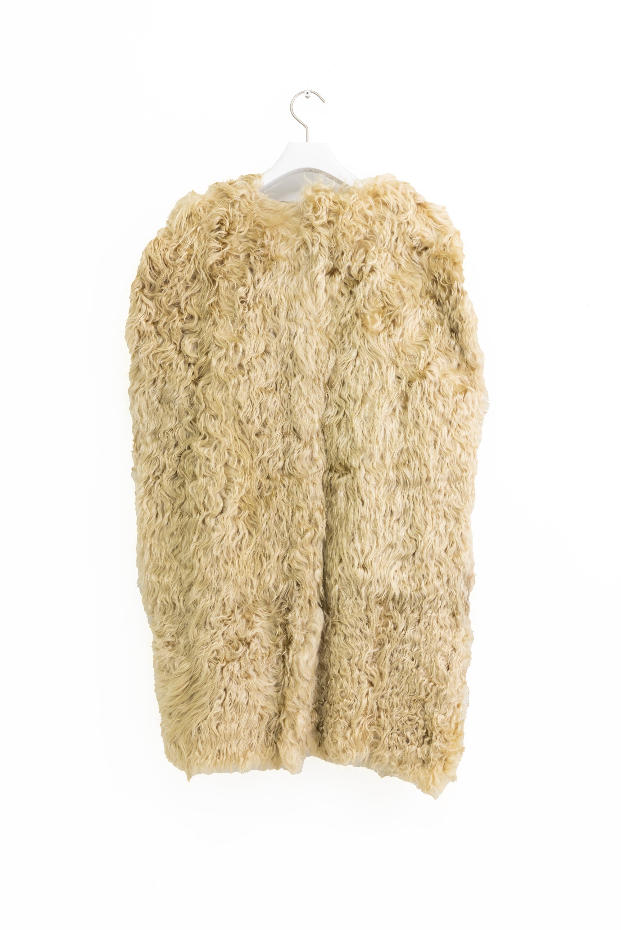 Maison Martin Margiela Artisanal Oversize Fur Leather Vest 1998AW