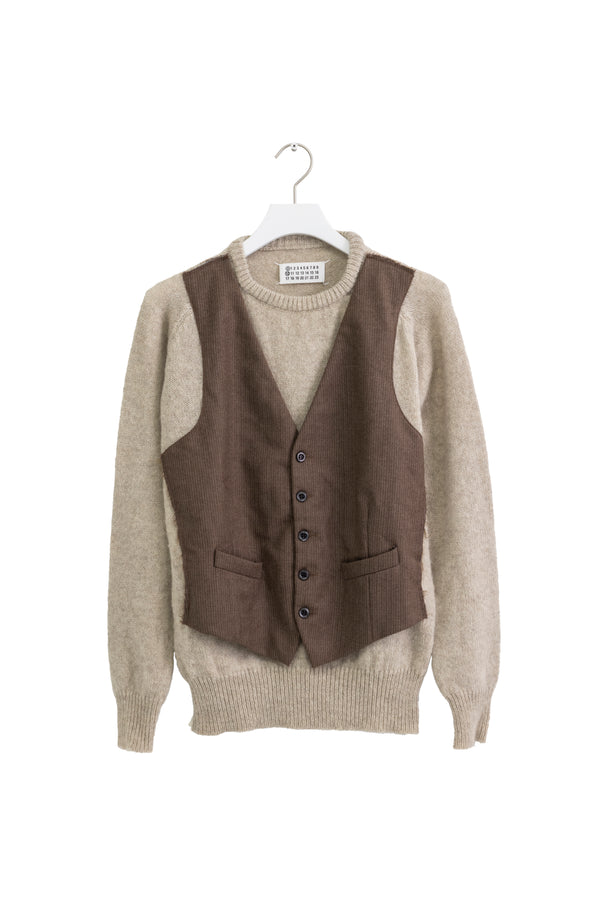 Maison Martin Margiela Artisanal Reconstruction Docking Knit 2000s