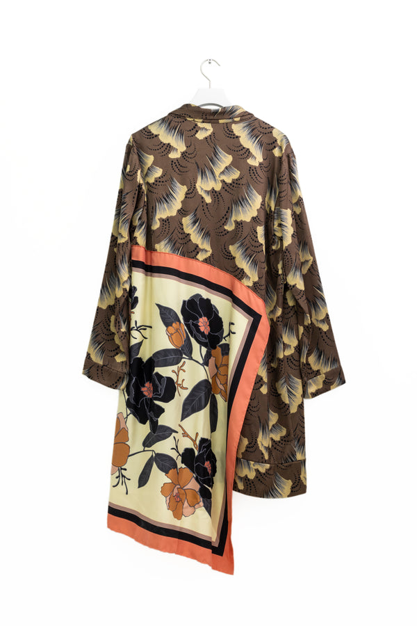 DRIES VAN NOTEN Floral Long Gown 2010s