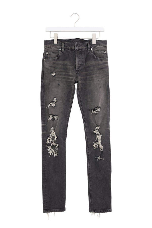 BALMAIN Damaged Denim