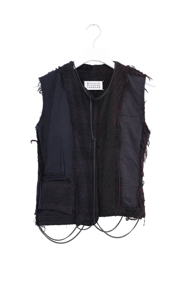 Maison Martin Margiela Reconstructed Tweed Vest 2004AW