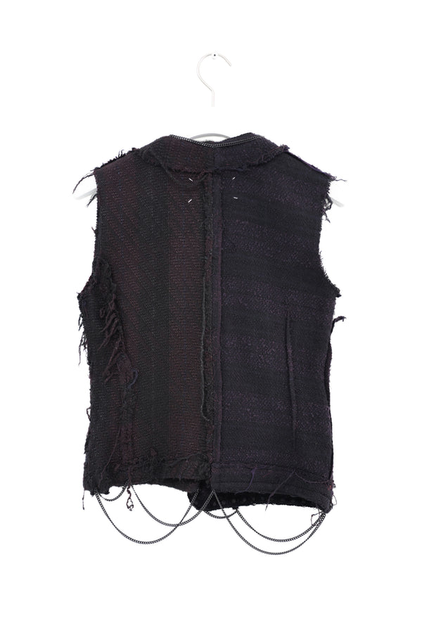Maison Martin Margiela Reconstructed Tweed Vest 2004AW